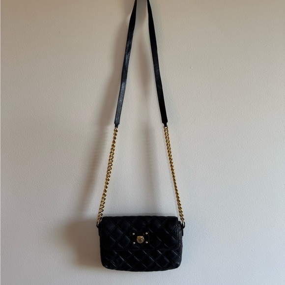 Marc Jacobs Black Quilted Crossbody Bag